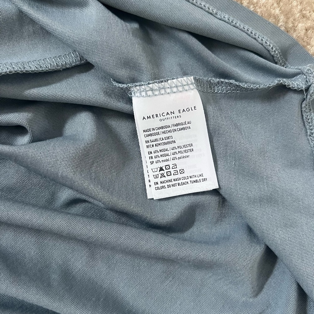American Eagle Outfitters Women’s Blue Babydoll T-Shirt - Picture 12 of 12